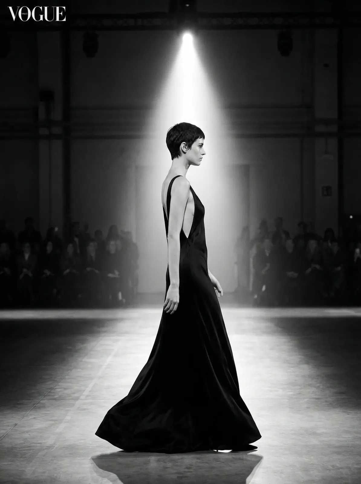澳门新葡京官网 极简黑色晚装秀场瞬间